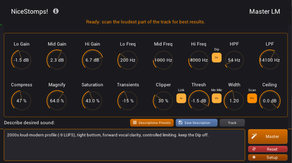 MasterLM Interface
